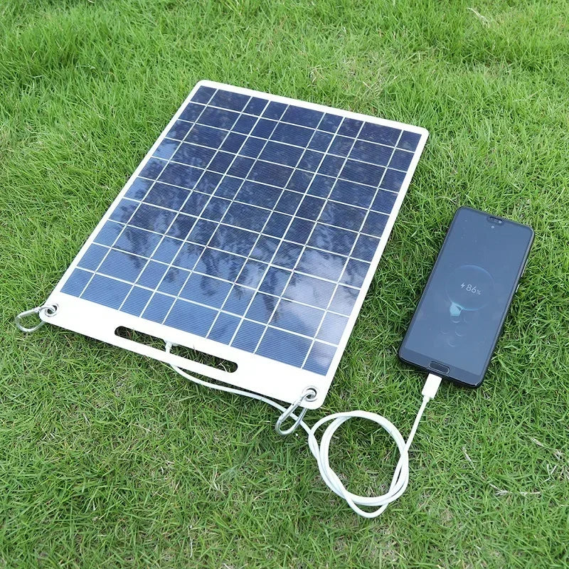 Compact Solar Charger 100W Waterproof Portable Power - Fesara