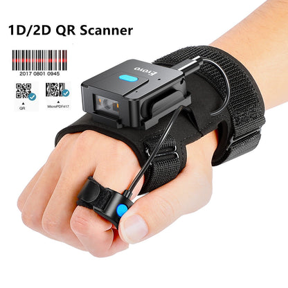 Wireless Scan Bluetooth Barcode Reader Glove - Fesara
