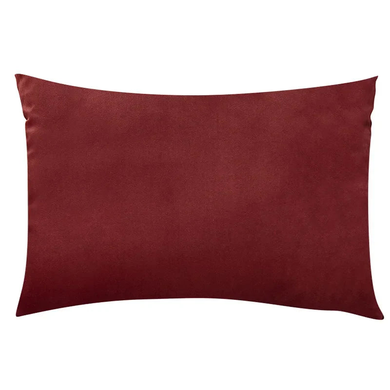 Soft Velvet Pillow in Bright Pastel Shades