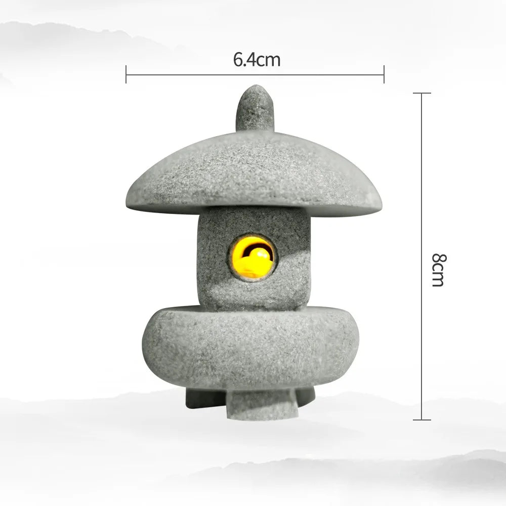 Natural Stone Mini Pagoda Garden Ornament