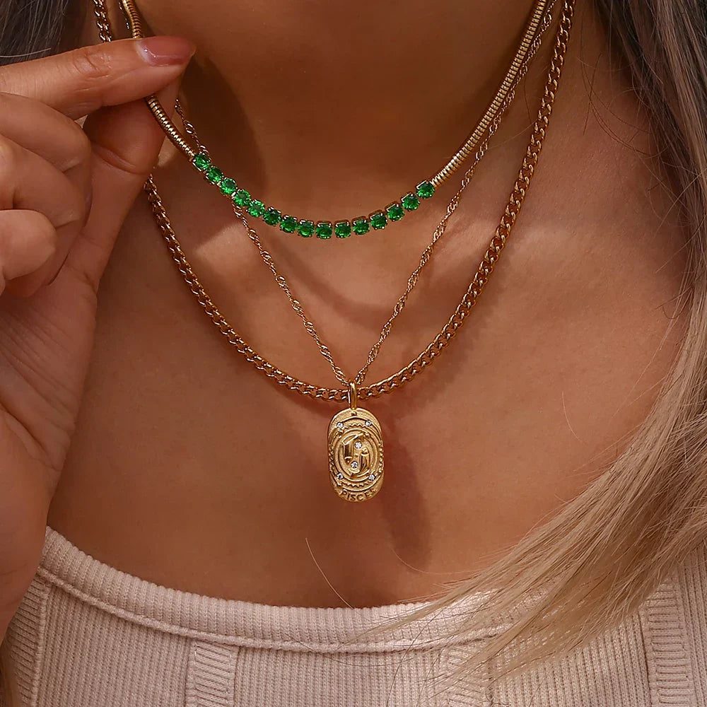 Delicate Astrology Symbol Pendant Necklace
