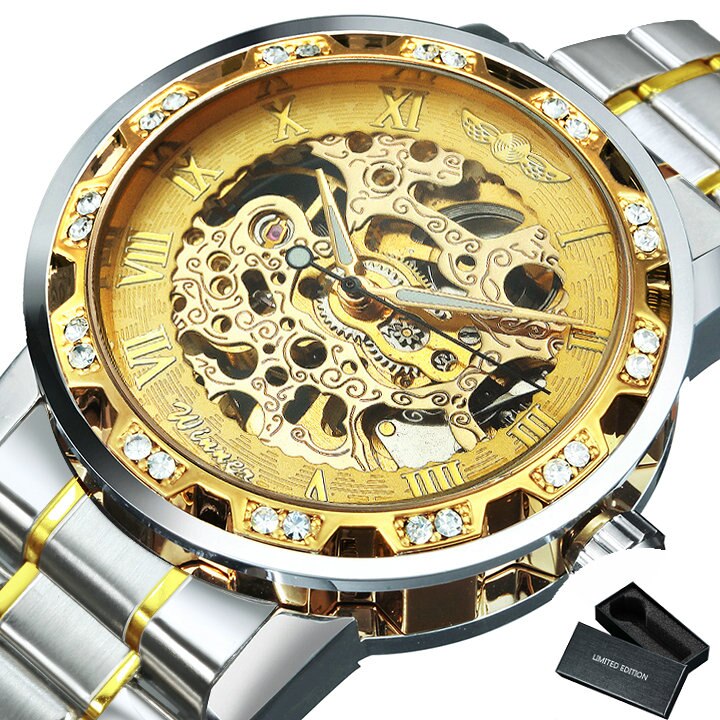 Stylish Mechanical Skeleton Men's Watch