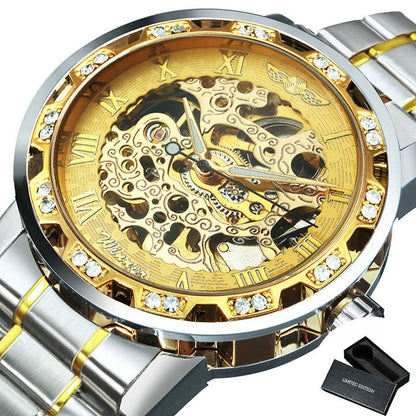 Stylish Mechanical Skeleton Men's Watch