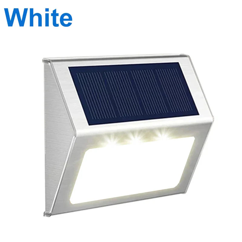 Outdoor Solar Powered Step Light 3 LED Waterproof
