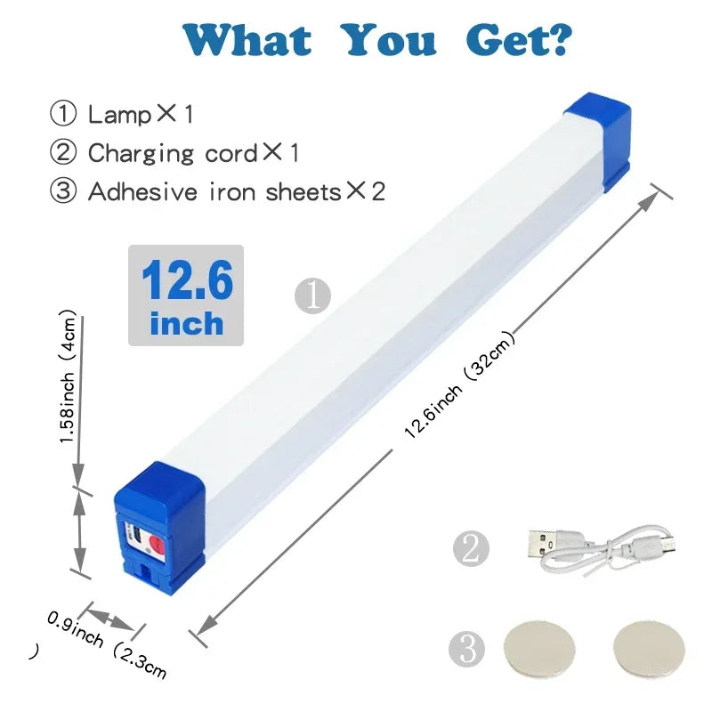 Compact LED Camping Light with Magnet and Hook