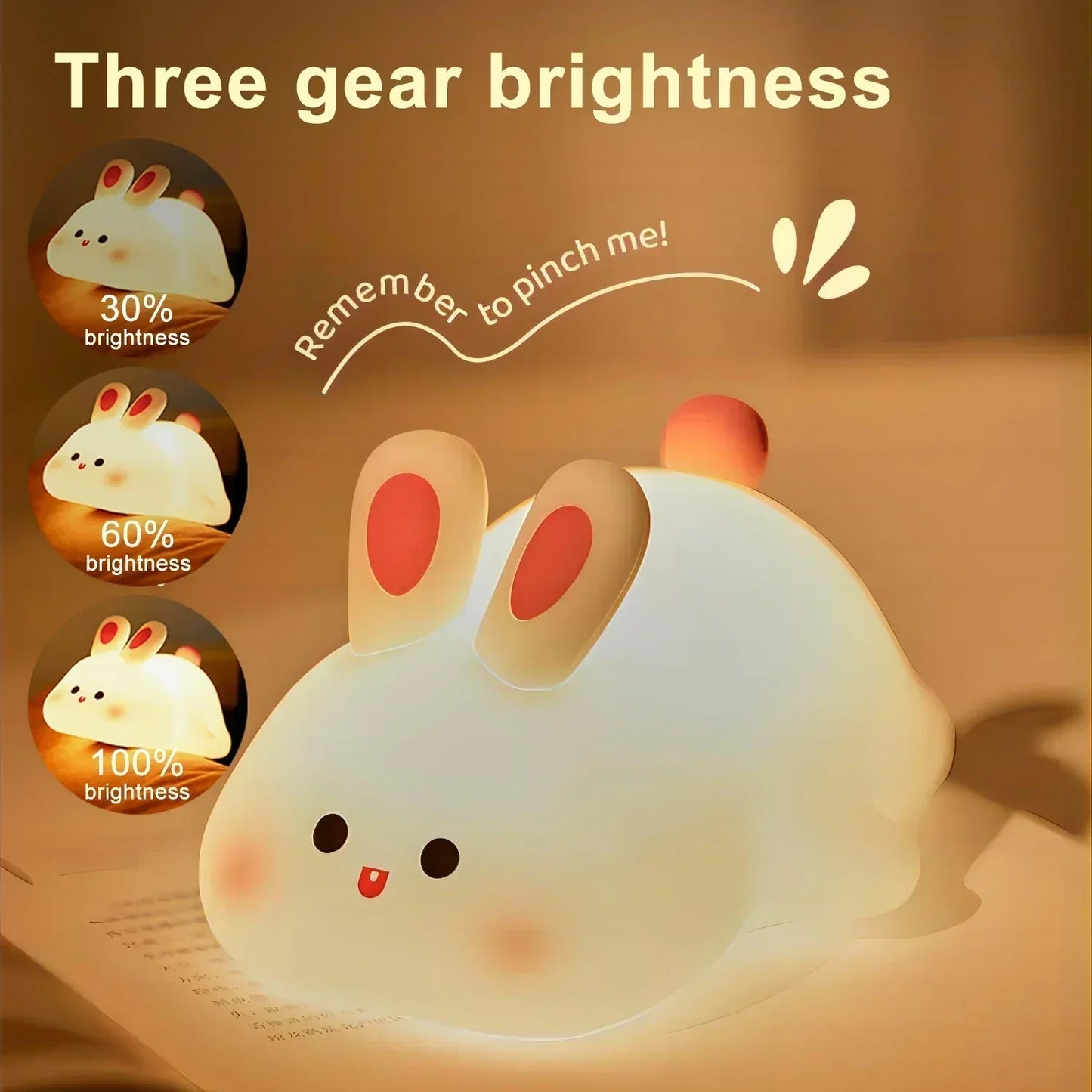 Calming Soft LED Bedside Lamp