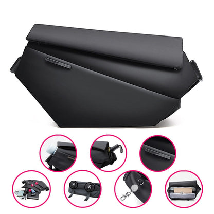 Sleek Leather Crossbody Shoulder Bag