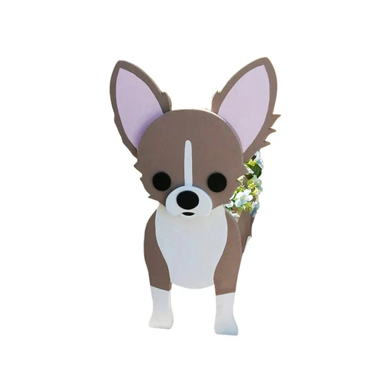 Cute Dog Planter Pot - Fun Pet Flower Container