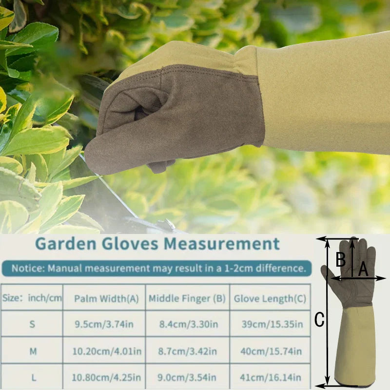 Waterproof Gardening Gloves for Women - Thorn Resistant Floral