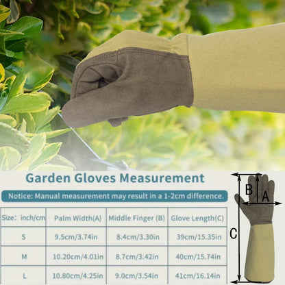 Waterproof Gardening Gloves for Women - Thorn Resistant Floral