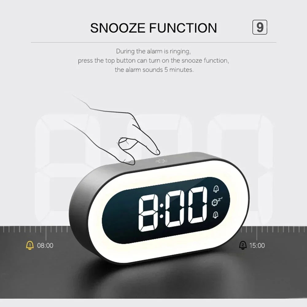 Wake Up Light Alarm Clock with Dimmable Nightlight