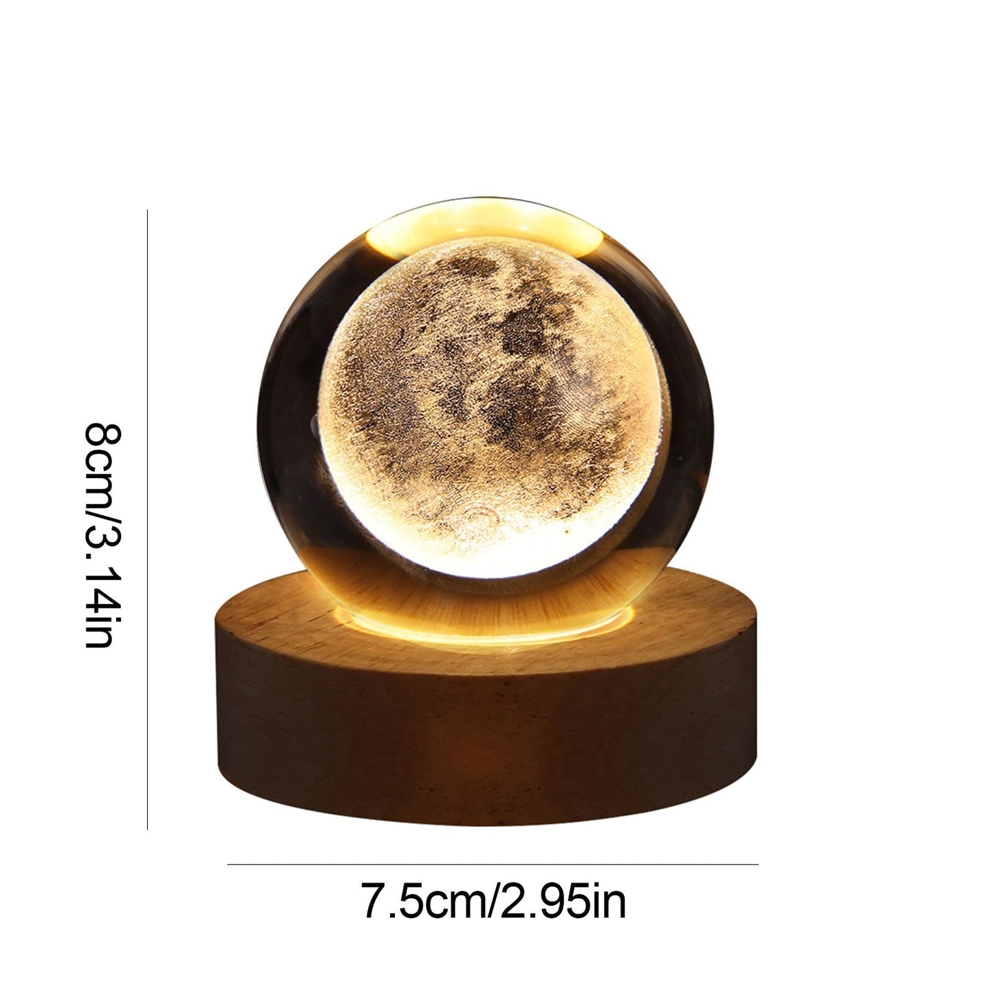 Sparkling Glass Orb Decorative Lamp