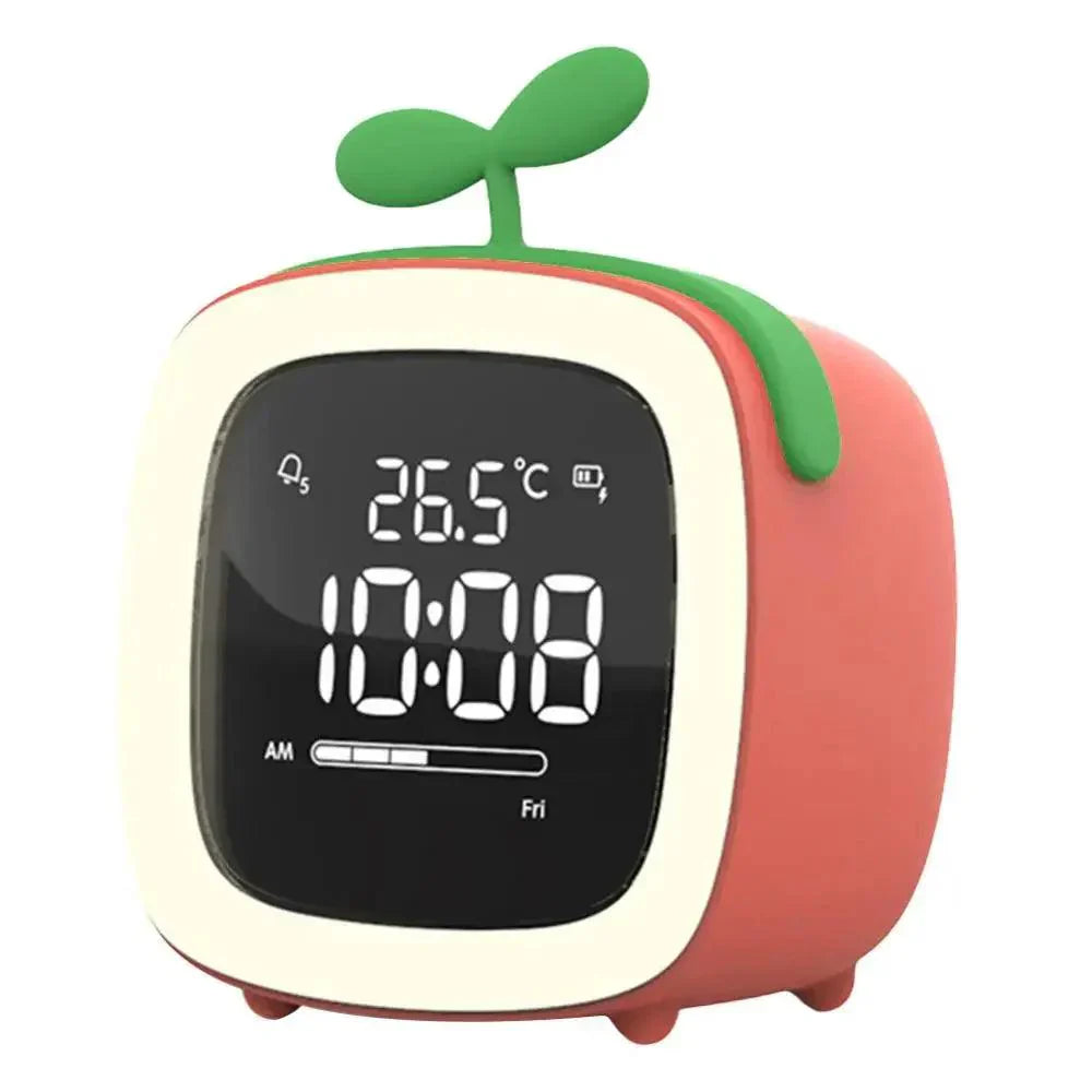 Fun Kids LED Clock with Nightlight and Rechargeable Battery