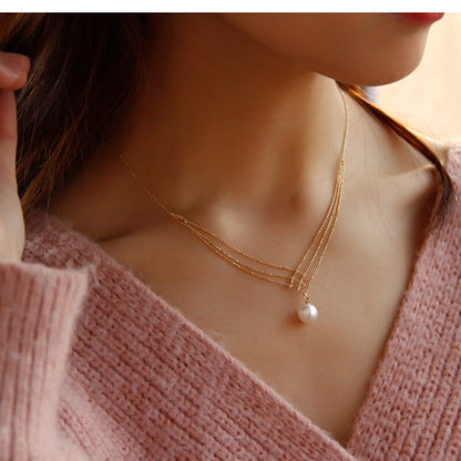Trendy Long Pearl Boho Chic Necklace