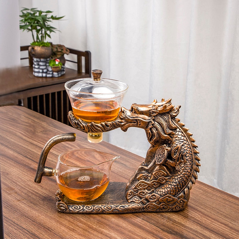 Luxury Gold Dragon Tea Infuser - Fesara
