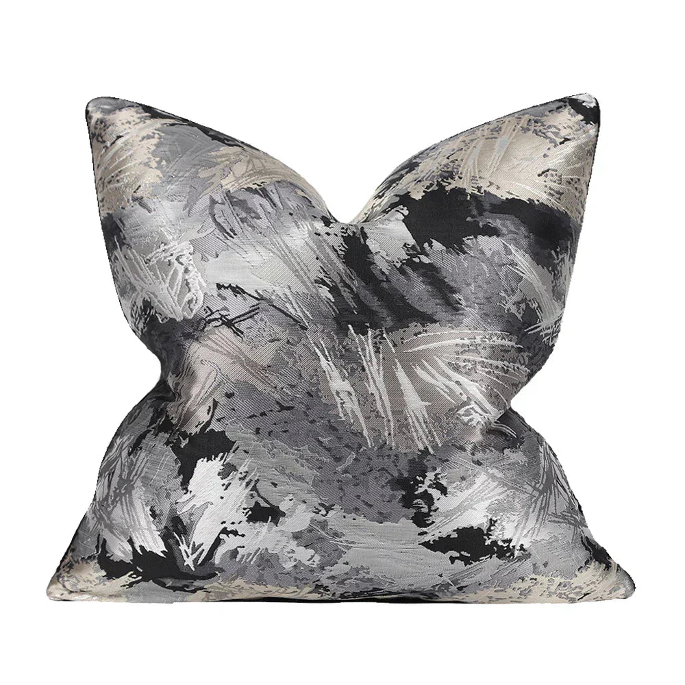 Soft Decorative Pillowcase with Geometric Pattern