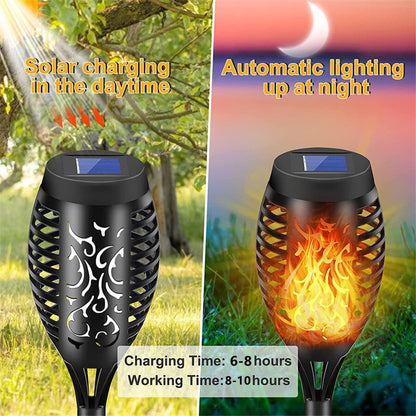 Fesara | Waterproof Solar Powered Flame Light Lamp