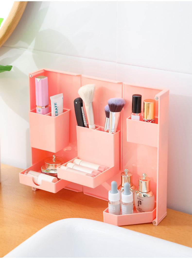 Portable Collapsible Cosmetic Storage Case