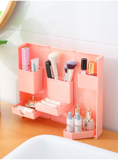 Portable Collapsible Cosmetic Storage Case