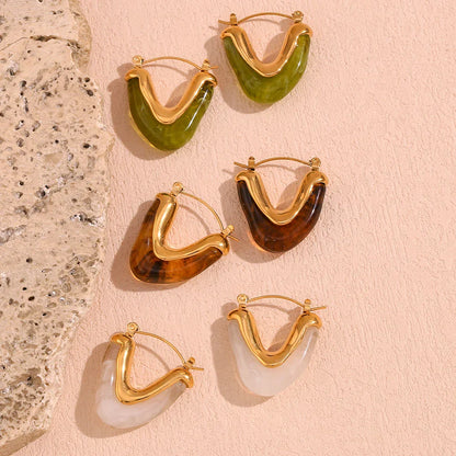 Fesara | 18k Elegant Gold Hoop Earrings