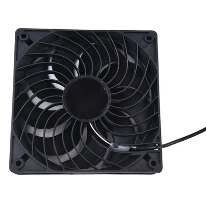 Solar Powered Dual Vent Fan for Greenhouse and Barns