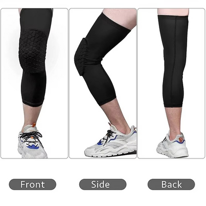 Protective Shock Absorbing Knee Pads for Athletic Support