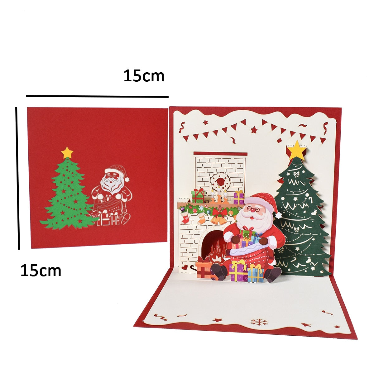 Fun 3D Christmas Pop Up Greeting Cards