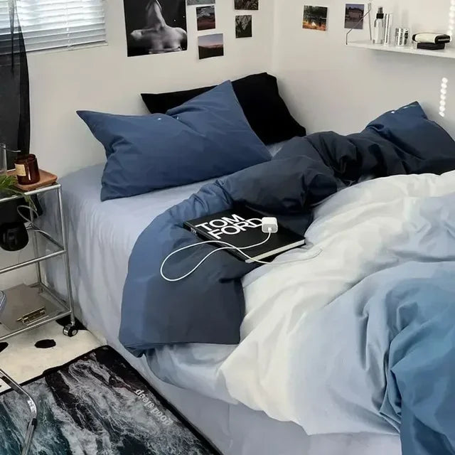 Soft Reversible Duvet Cover Set