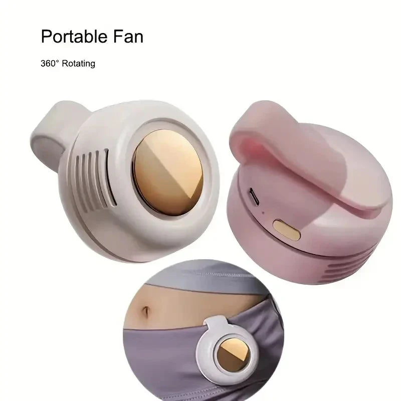 Compact Portable Clip Fan with 360 Rotation