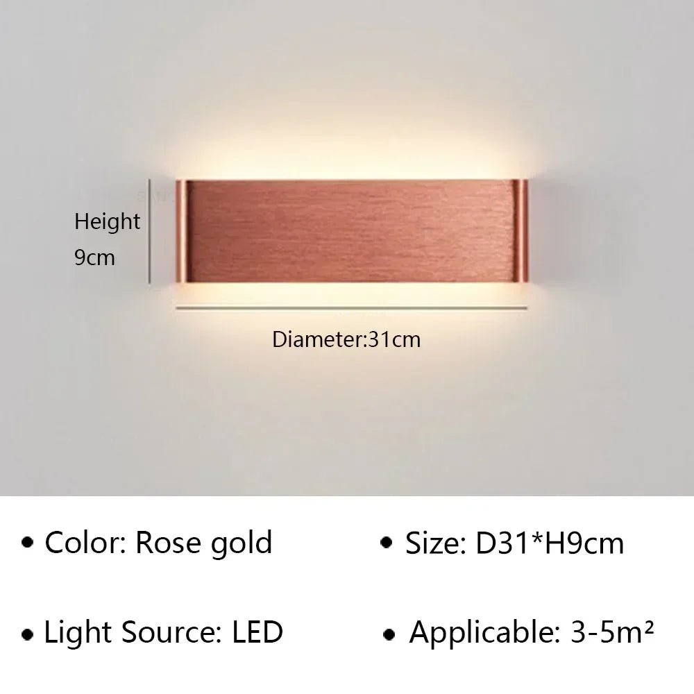 Contemporary LED Wall Light | Soft White Glow for Home