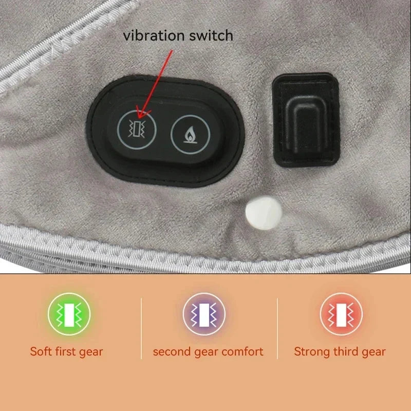 Cozy Heated Neck Massager with Vibration Cushion