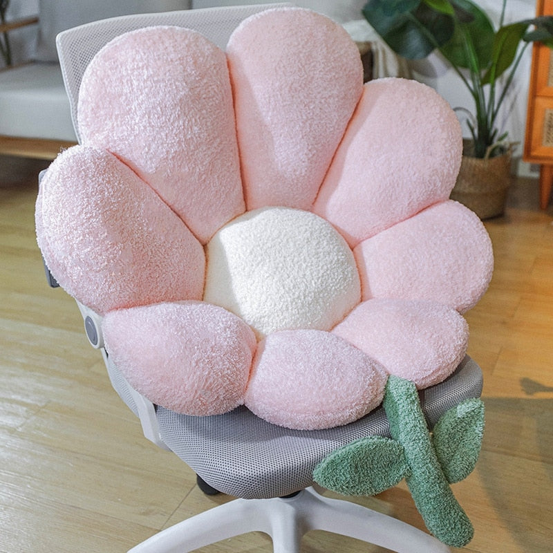 Comfortable Floral Sunflower Chair Cushion