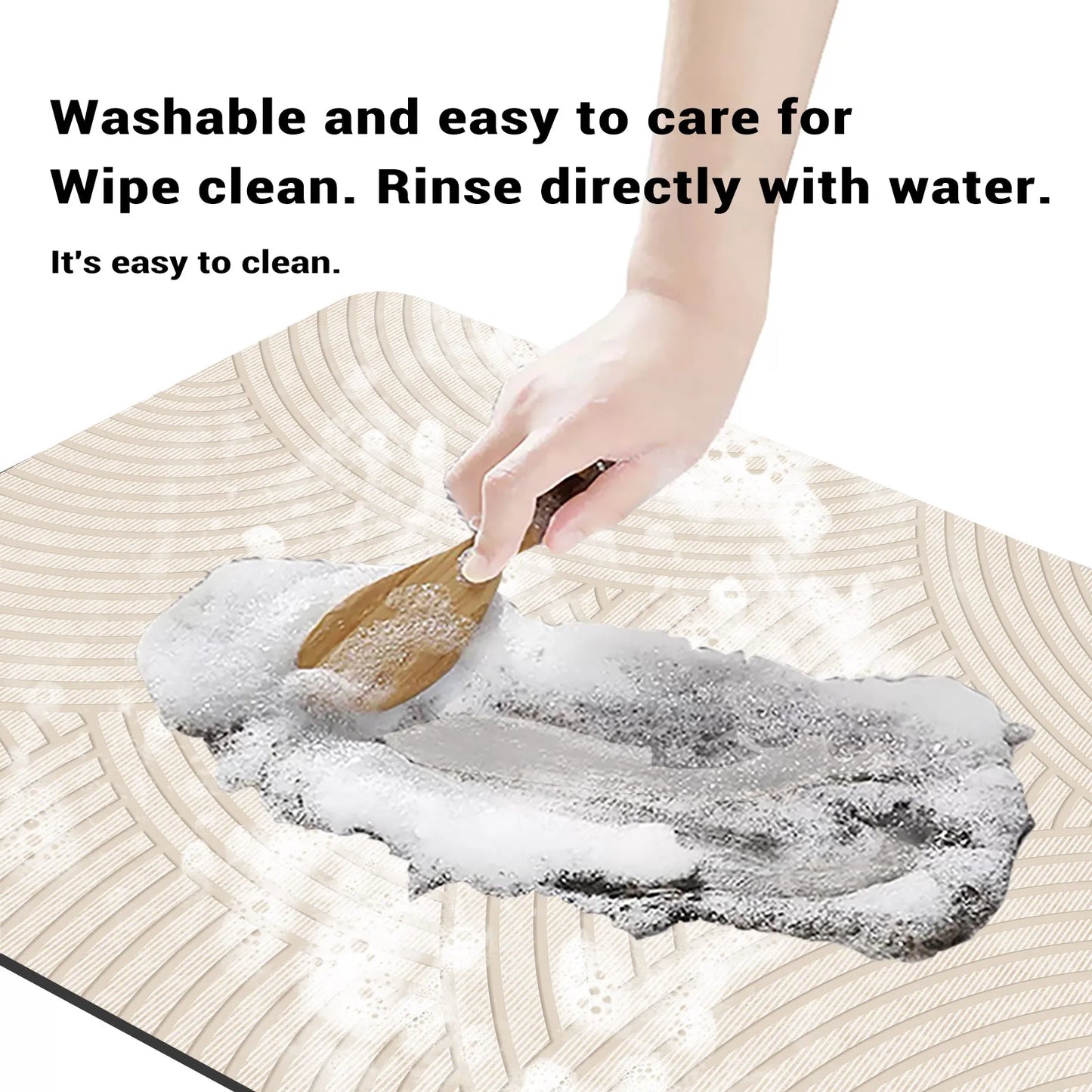 Soft Grip Quick Dry Bathroom Mat Non Slip Shower Rug