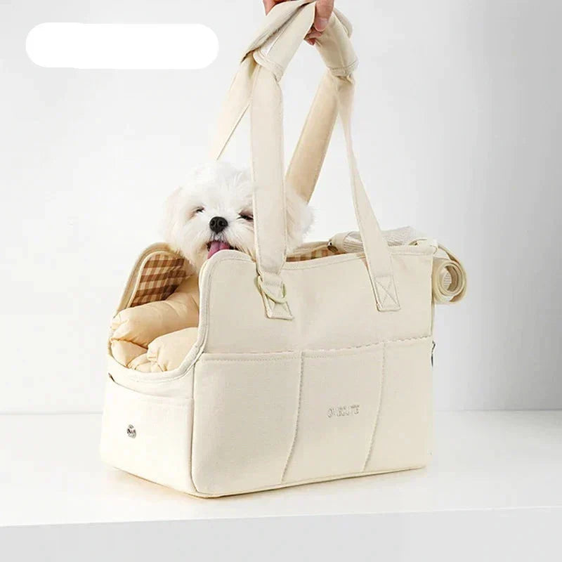 LuxCarry - Stylish Dog Travel Bag & Pet Carrier for Small Dogs and Cats-4