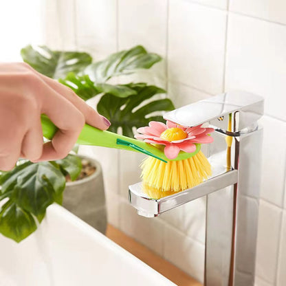 Soft Bristle Flower Planter Cleaning Brush