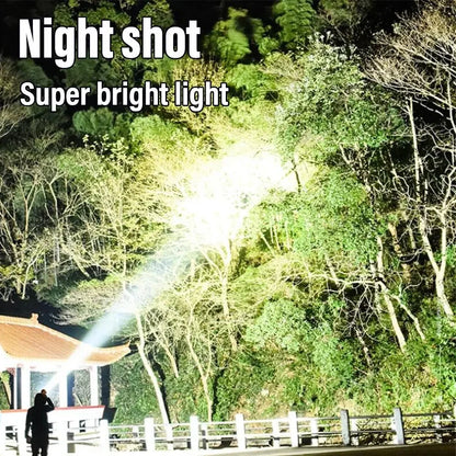 Portable Solar Charger with LED Light