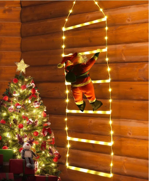 Festive LED Christmas Climber Decoration with 8 Modes - Fesara