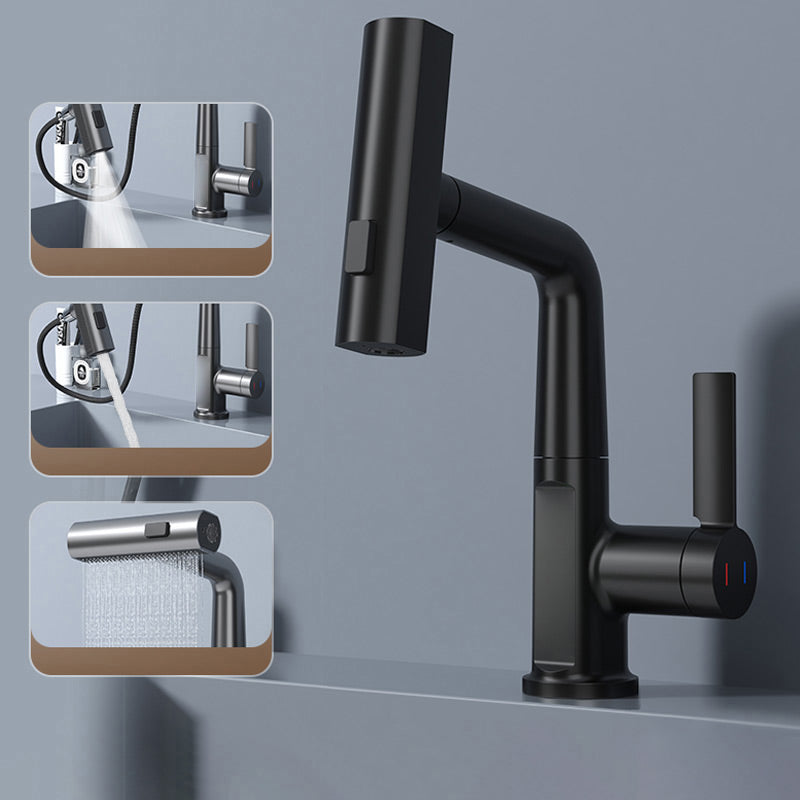 Flexible LED Faucet with Pull-Out Spray Head