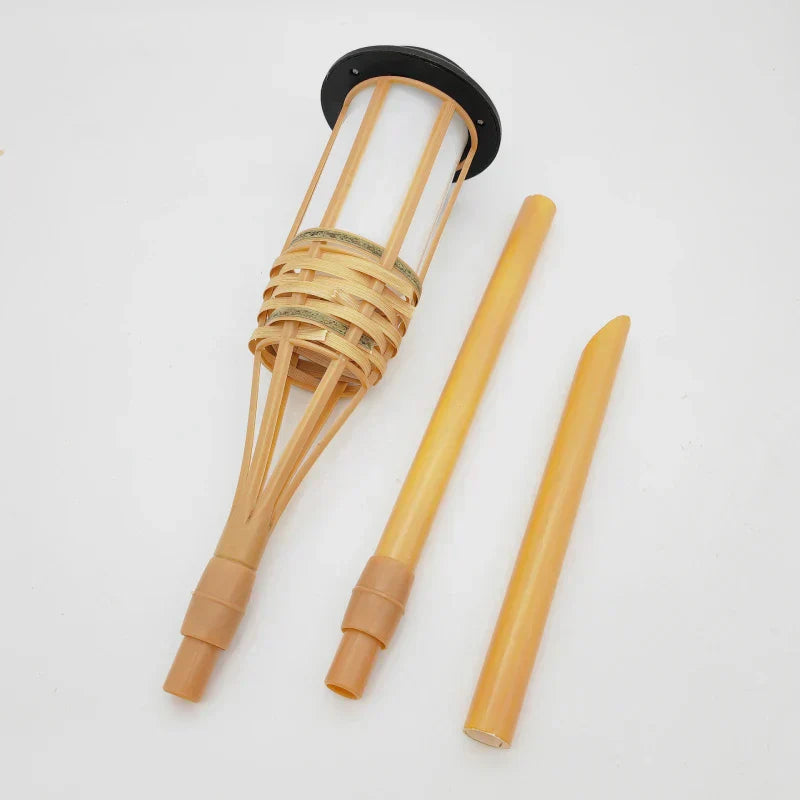 Outdoor Solar Powered Garden Torch Lights Set