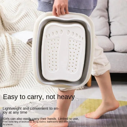 Compact Folding Foot Spa with Massage