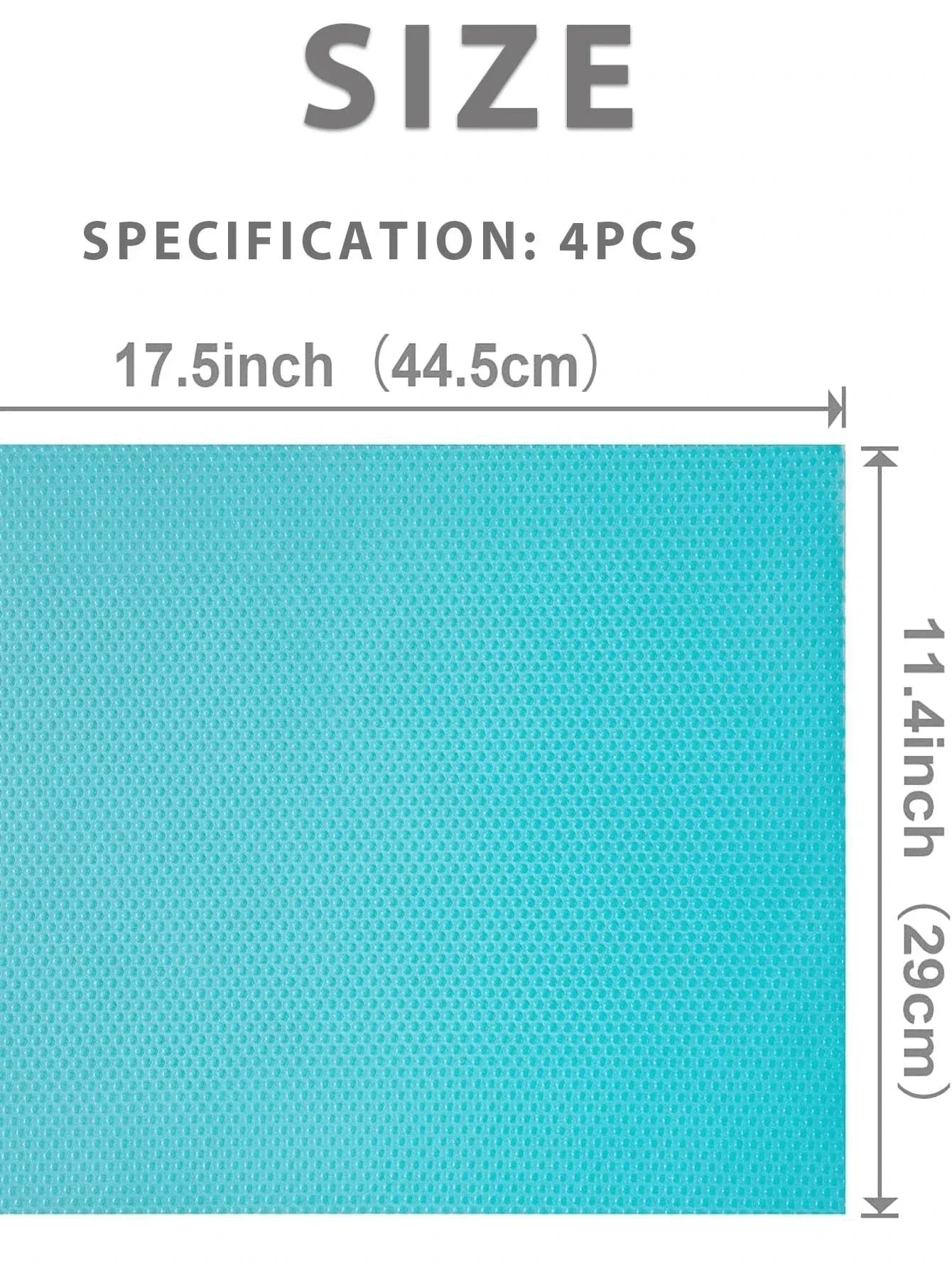 Premium Fridge Mats | Non-Slip | BPA-Free | 29x45cm