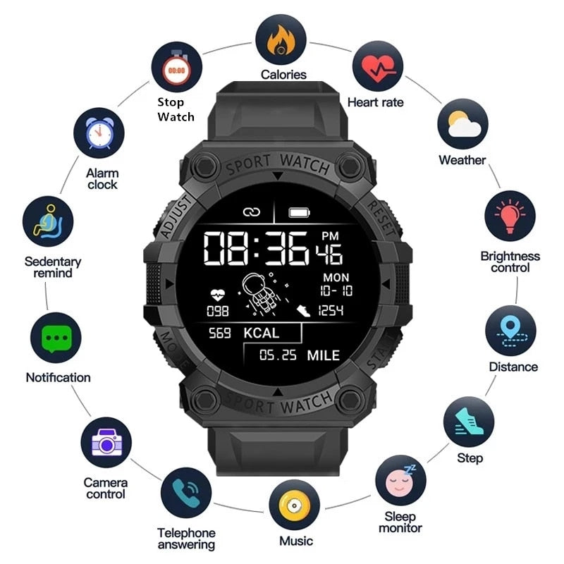 Accurate Fitness Tracker Bluetooth Smartwatch