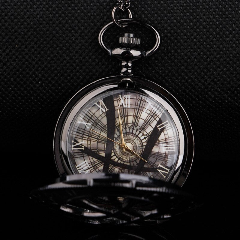 Vintage Inspired Steampunk Pocket Watch Pendant Necklace