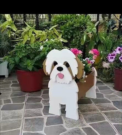 Variant image for Dog-Themed Flowerpot – Durable Decorative Planter for Dog Lovers in Various Sizes – Indoor/Outdoor Use-21