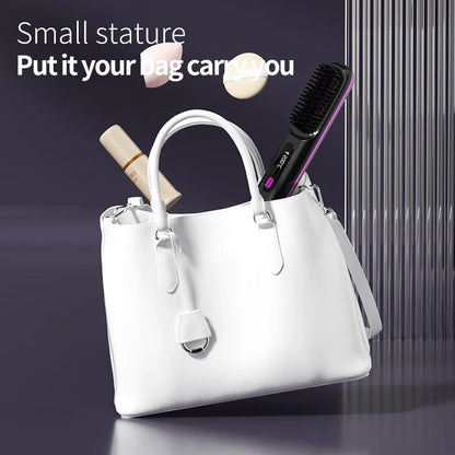 Portable Ceramic Hair Straightener with USB Charging