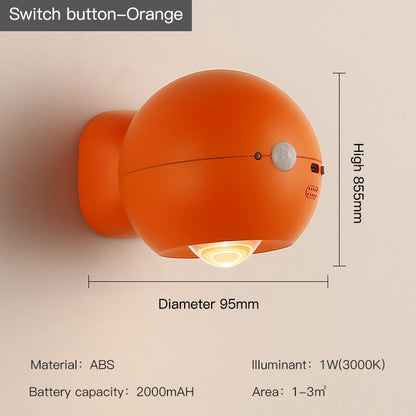 Smart Motion Activated Rechargeable Wall Light - Fesara
