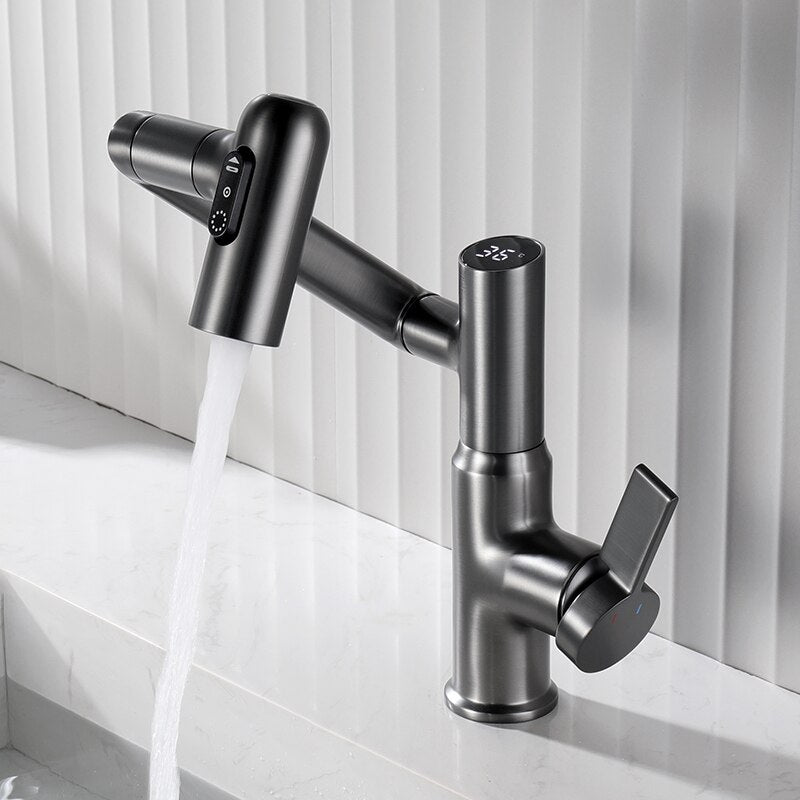Modern 360 Spin Digital Basin Faucet