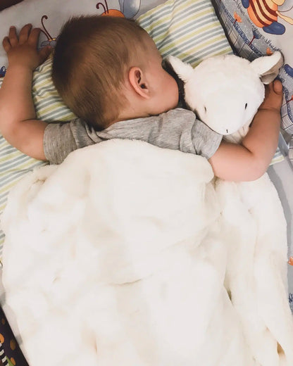 Soft Plush Baby Blanket with Cute Bunny