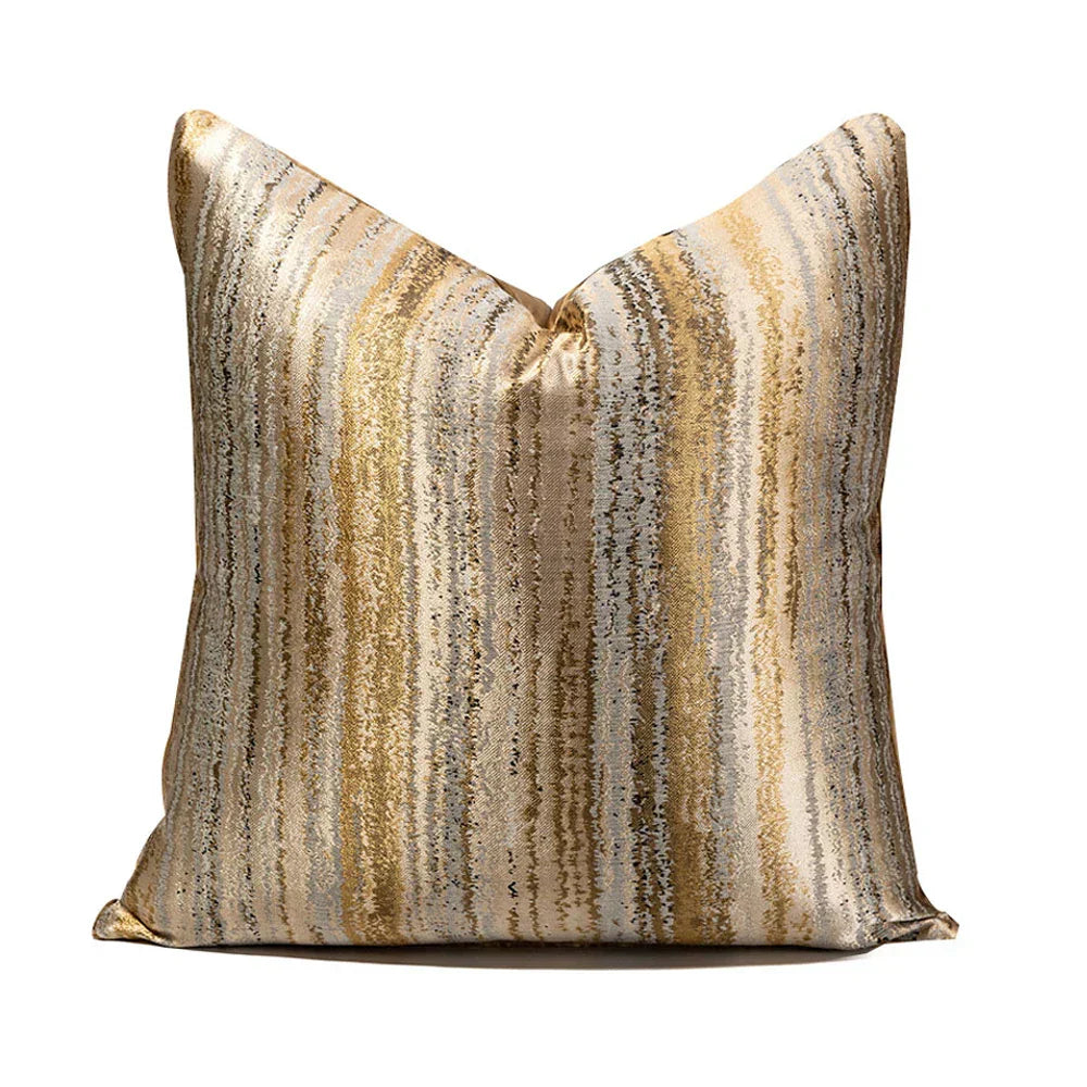 Soft Decorative Pillowcase with Geometric Pattern - Fesara