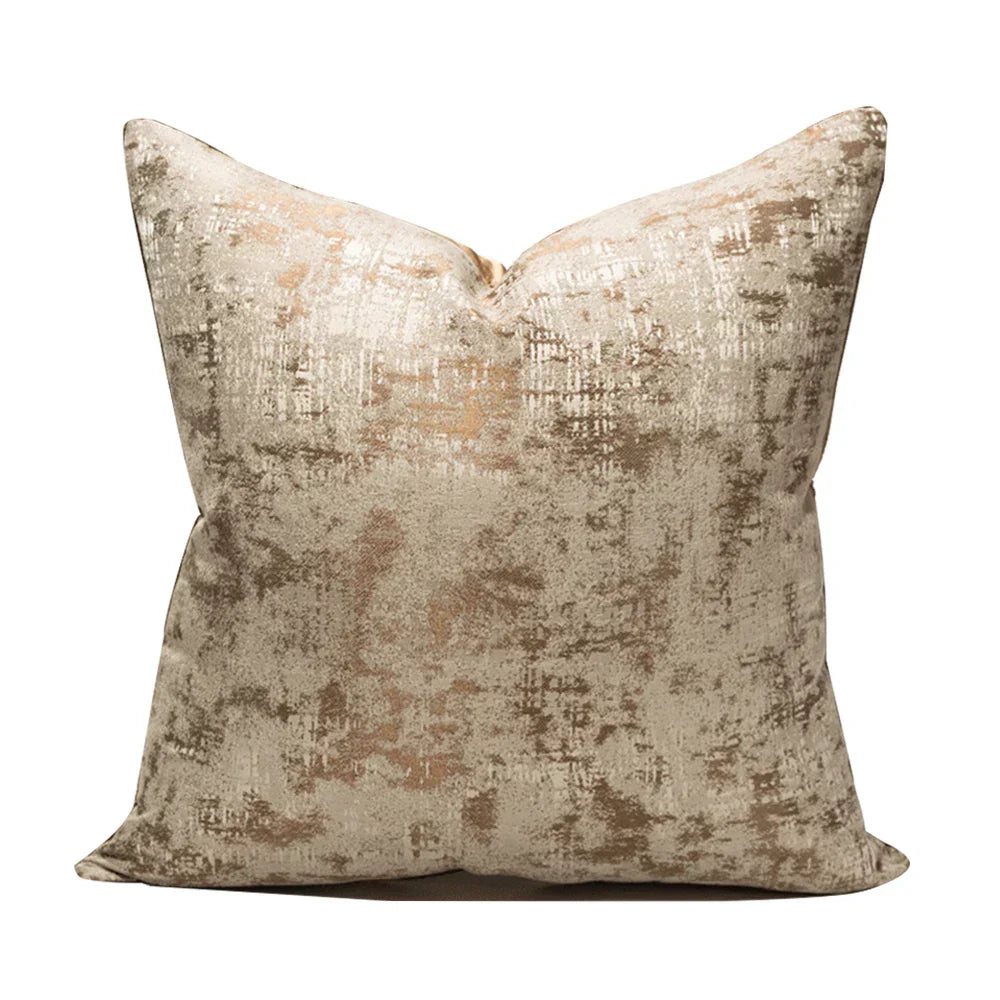 Soft Decorative Pillowcase with Geometric Pattern